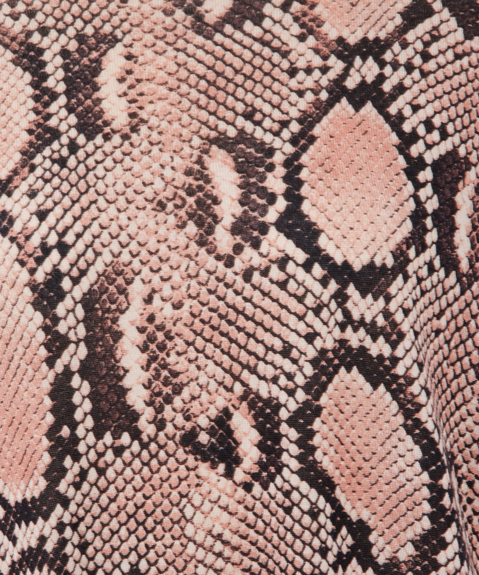 Stella mccartney Pink Snake Print Jumper in Pink | Lyst