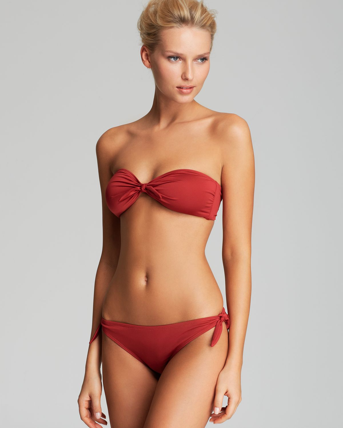 Zinke Gidget Bandeau Bikini Top In Red Lyst 0914