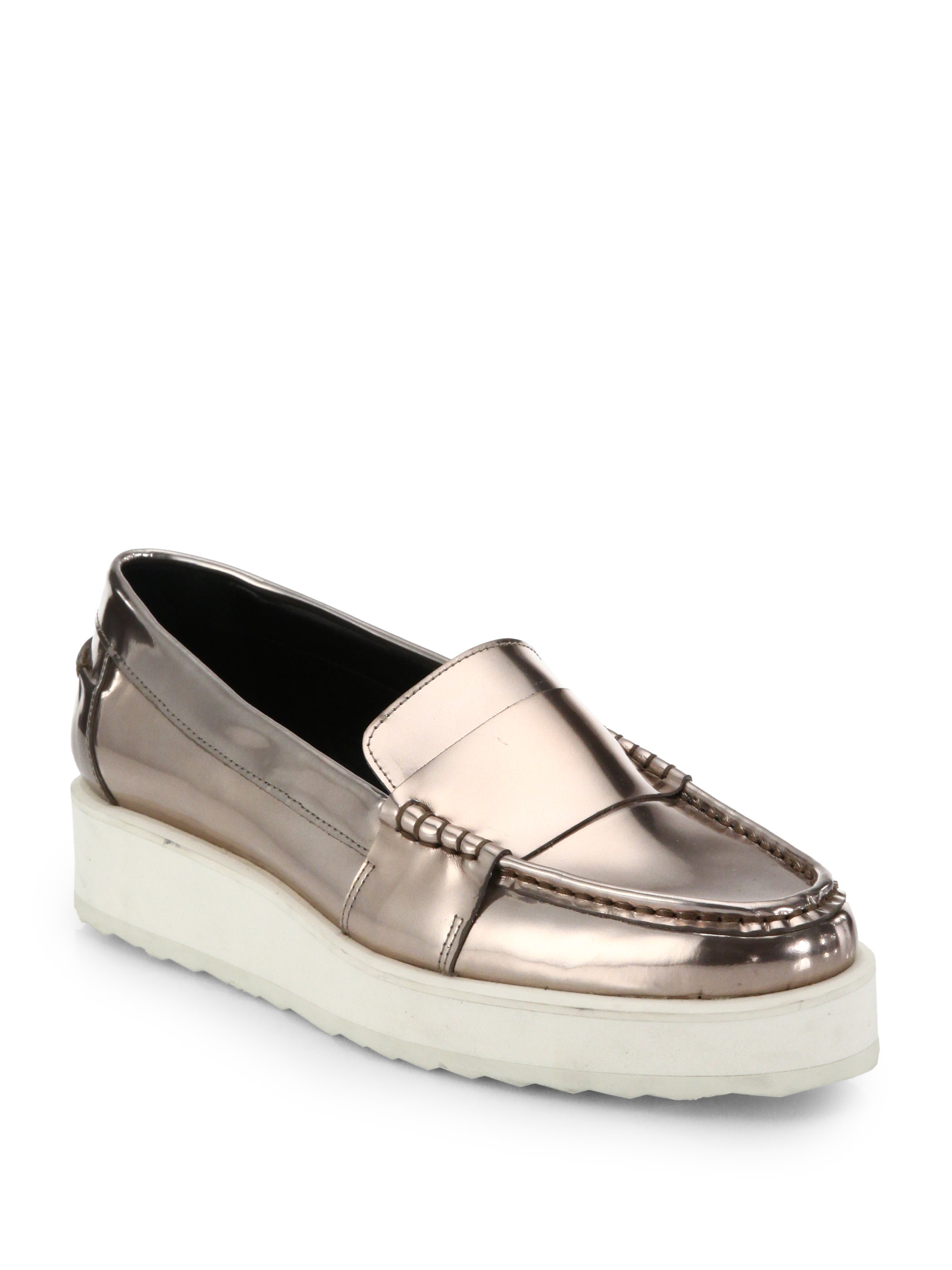 designer platform loafers