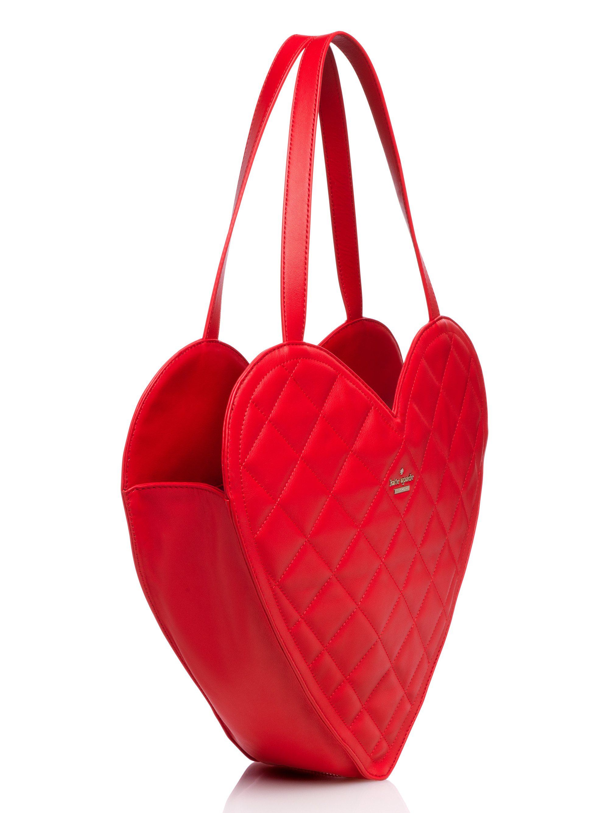 Lyst Kate Spade New York Secret Admirer Quilted Heart Tote In Red Gallery