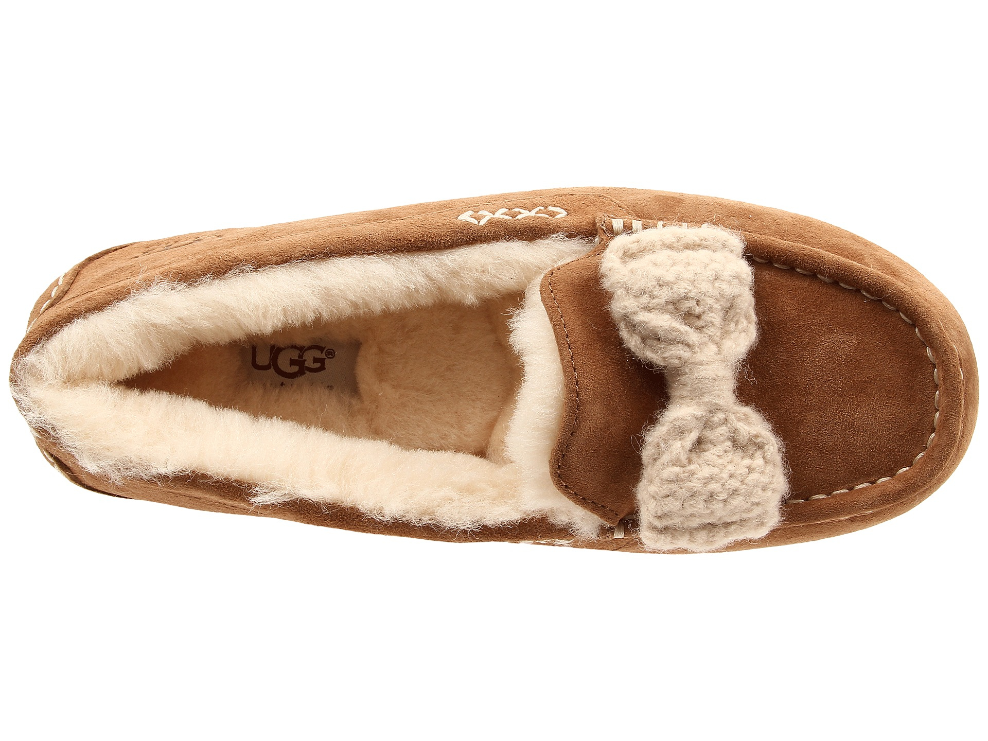 ugg moccasin bow