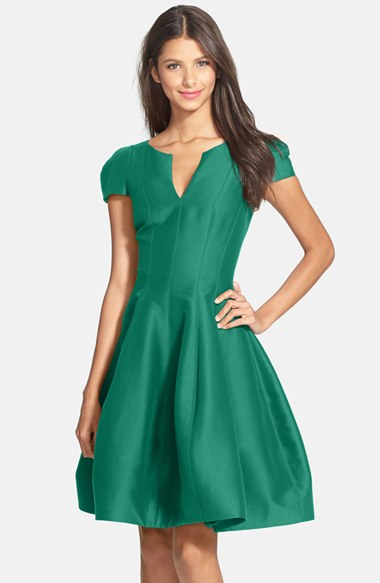 green fit and flare