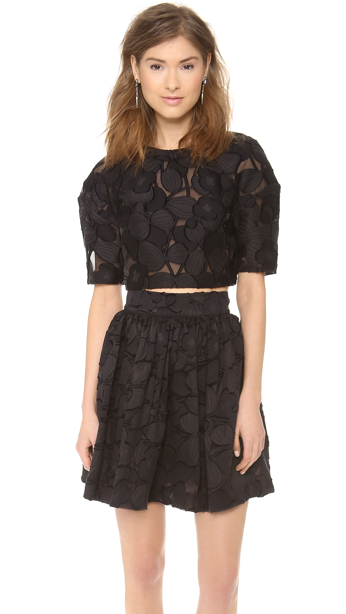 Jill Stuart Alison Blouse Kohl in Black (Kohl) | Lyst