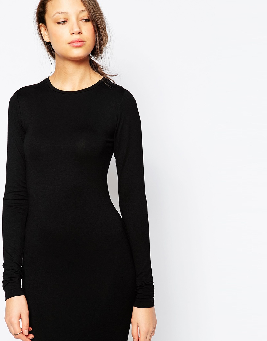 long sleeve tube dress