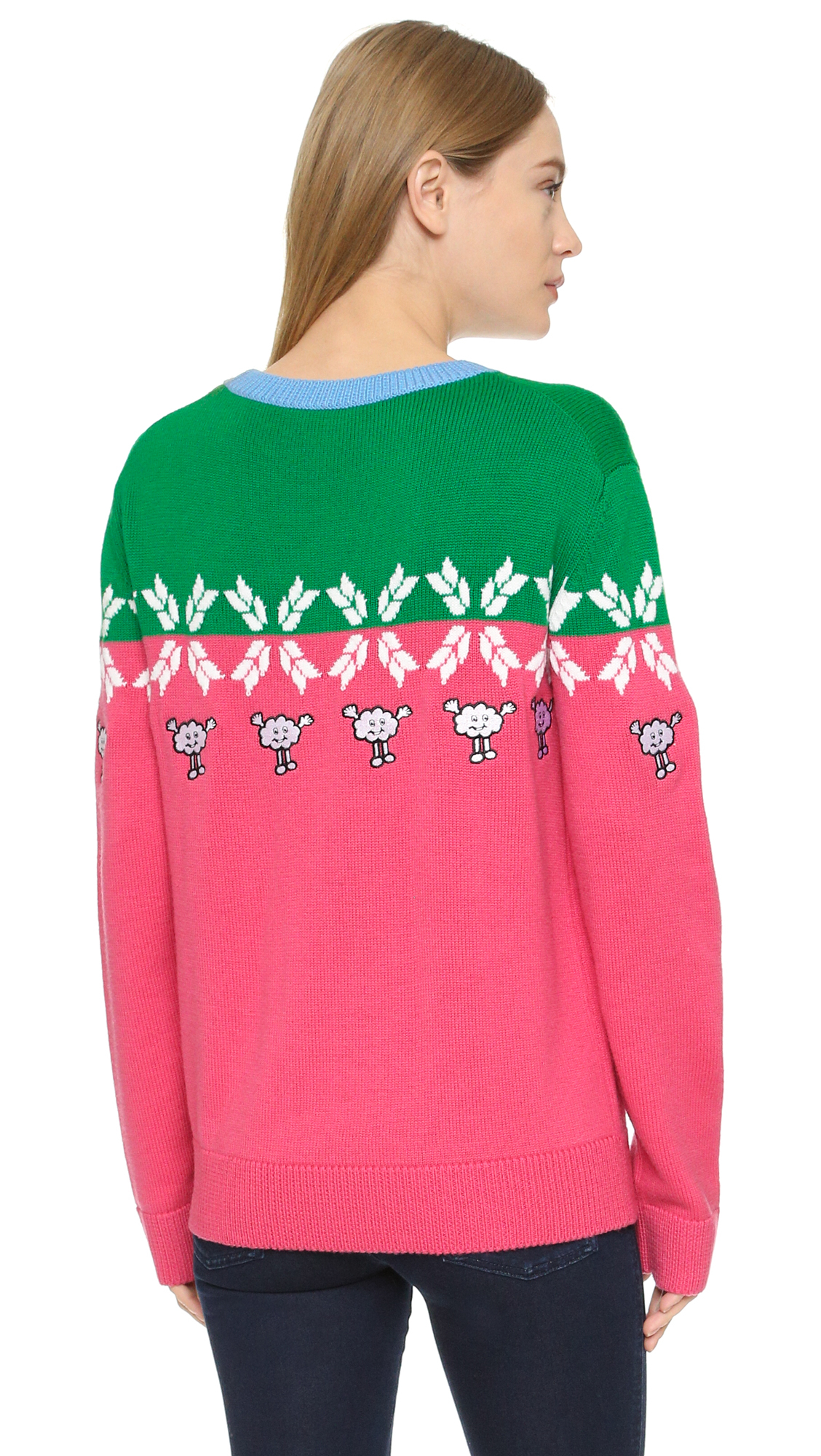 Lyst - Mira Mikati Christmas Sweater in Pink