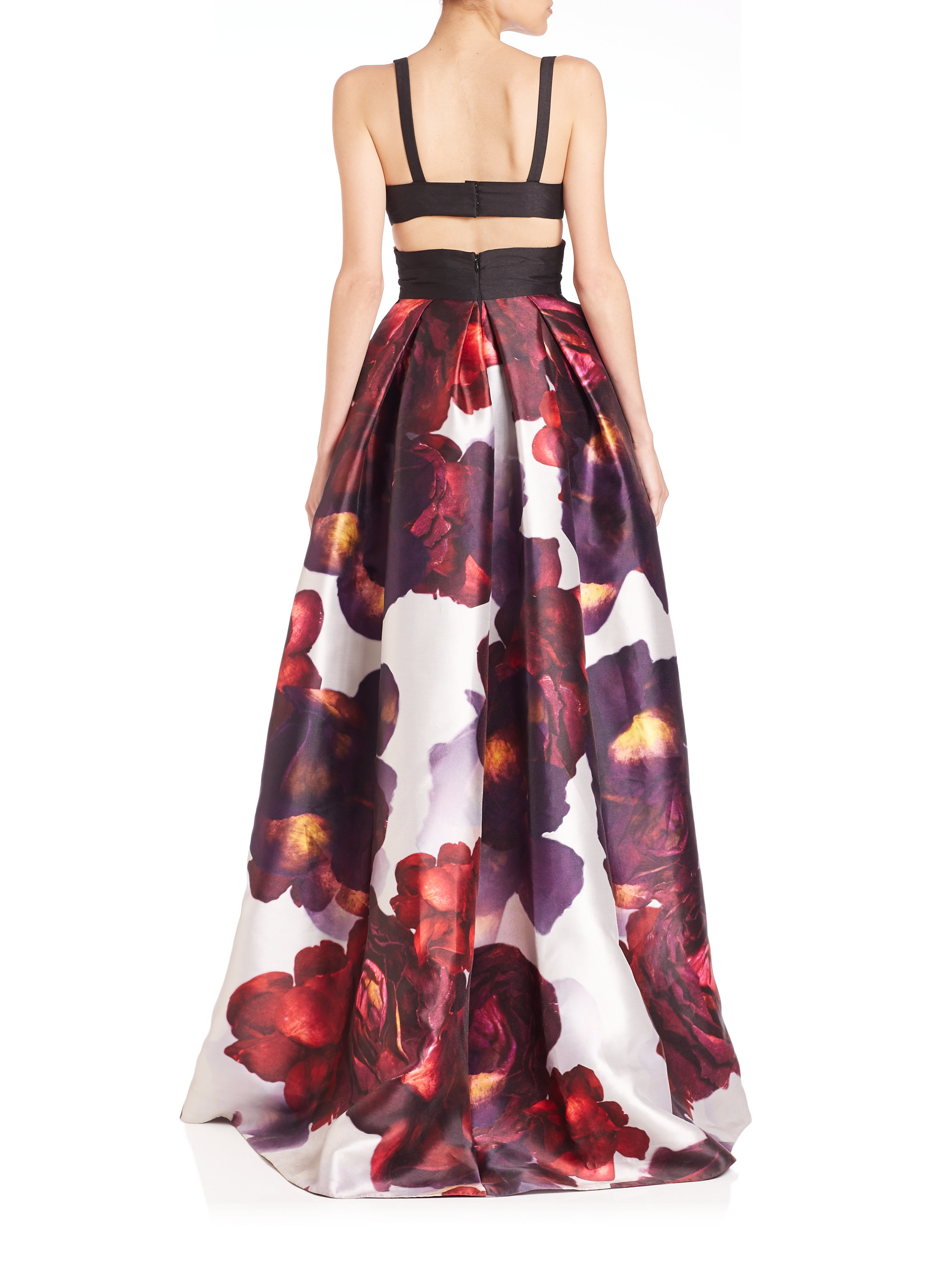 Monique Lhuillier Flower Dress