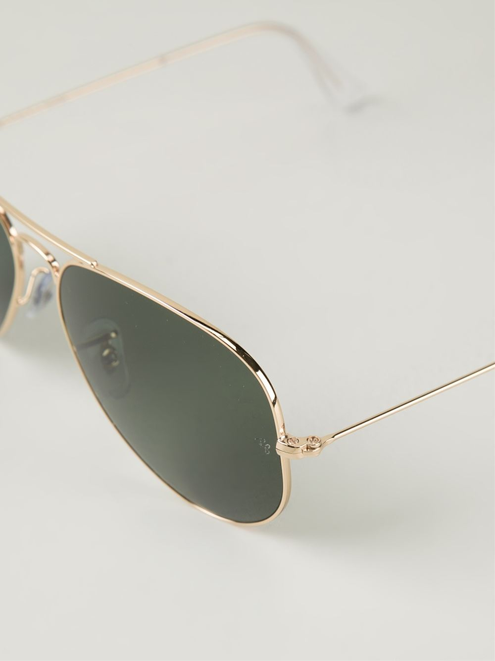 Lyst Ray Ban Aviators Solid Gold Limited Edition Sunglasses In Metallic