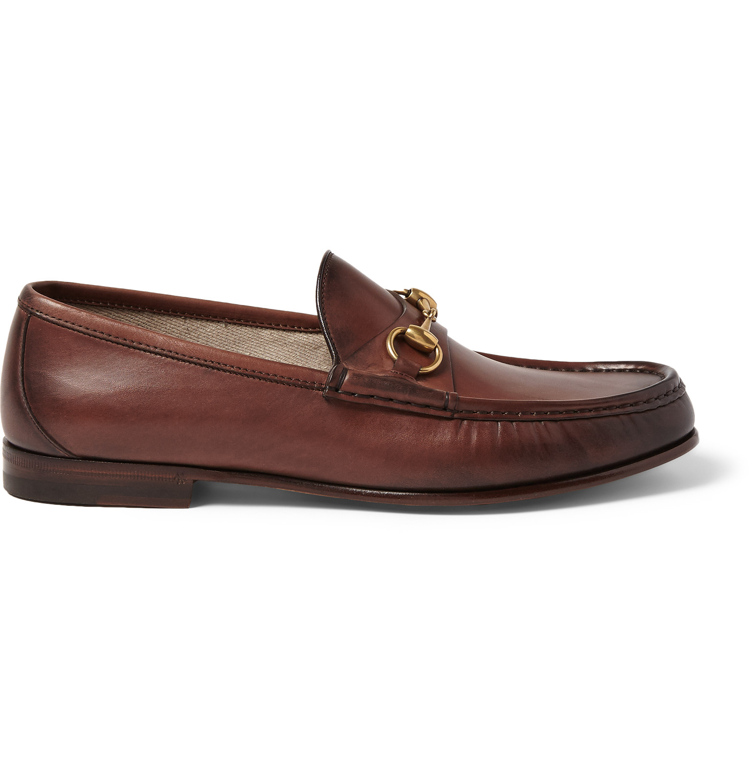 gucci loafer braun