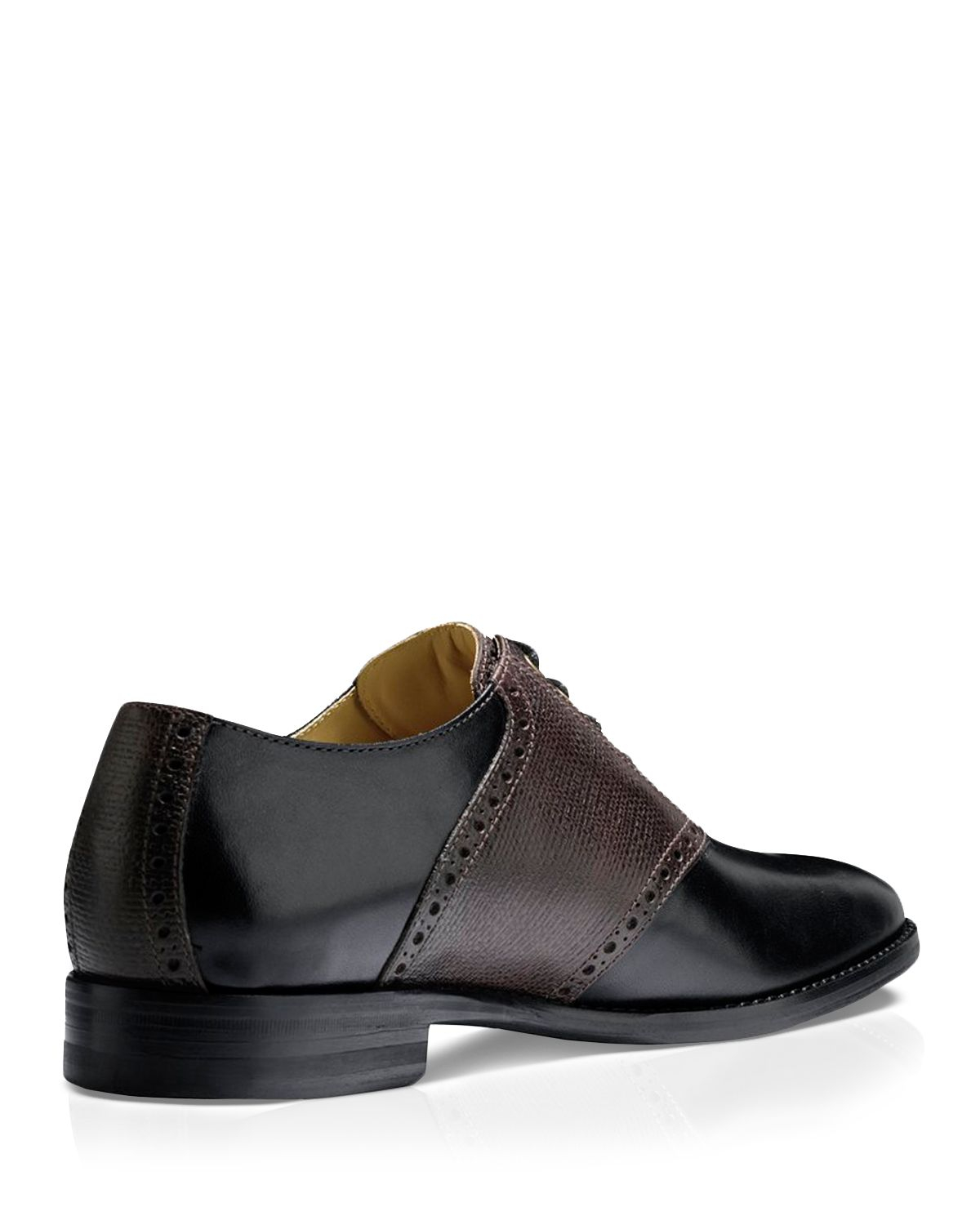 casual black oxfords