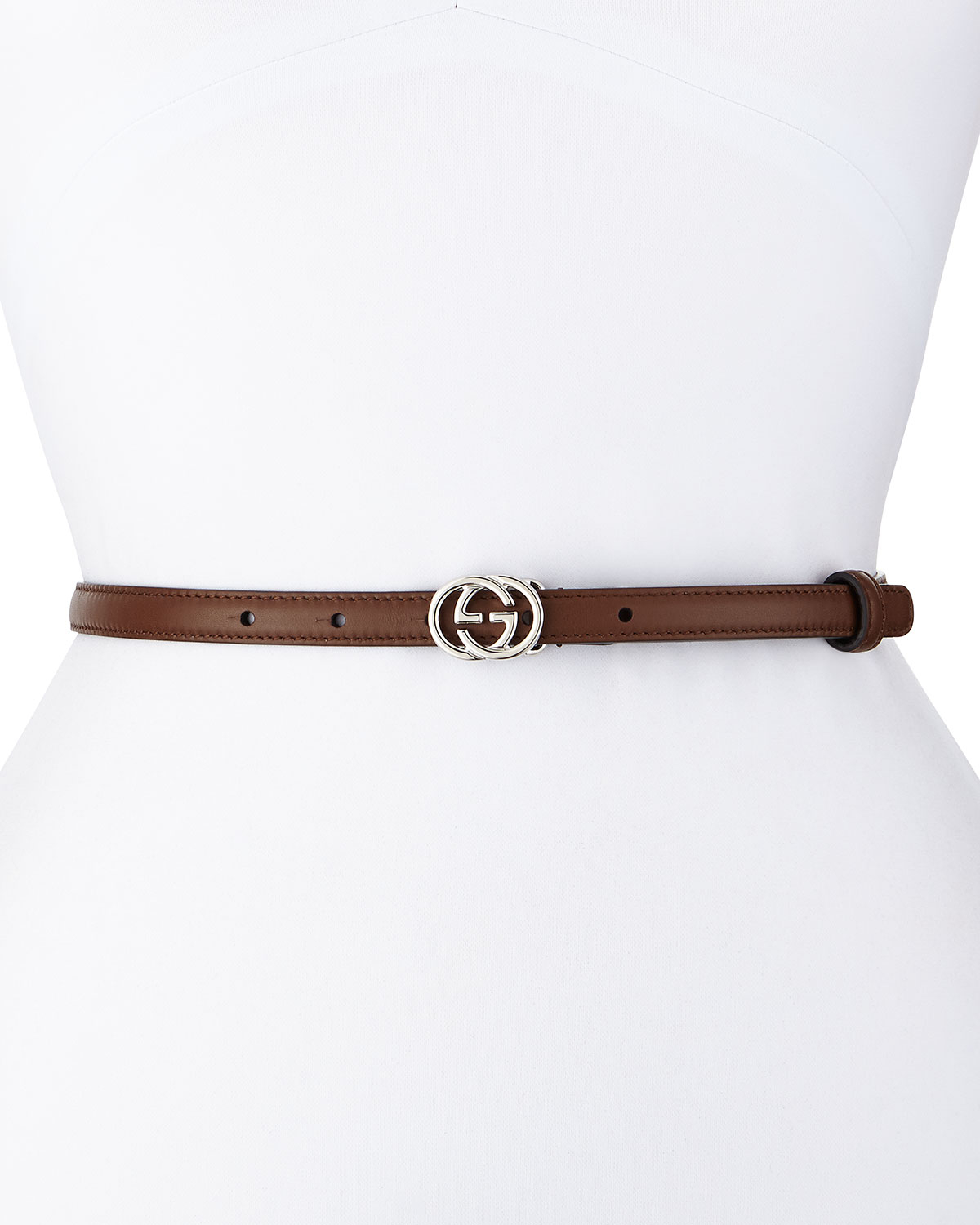 ladies brown gucci belt