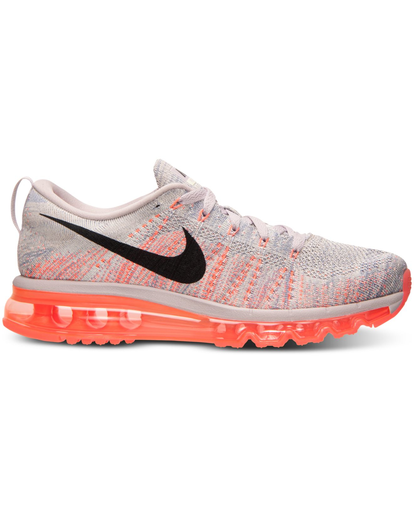 Lyst - Nike Women's Flyknit Air Max Running Sneakers From Finish Line ...