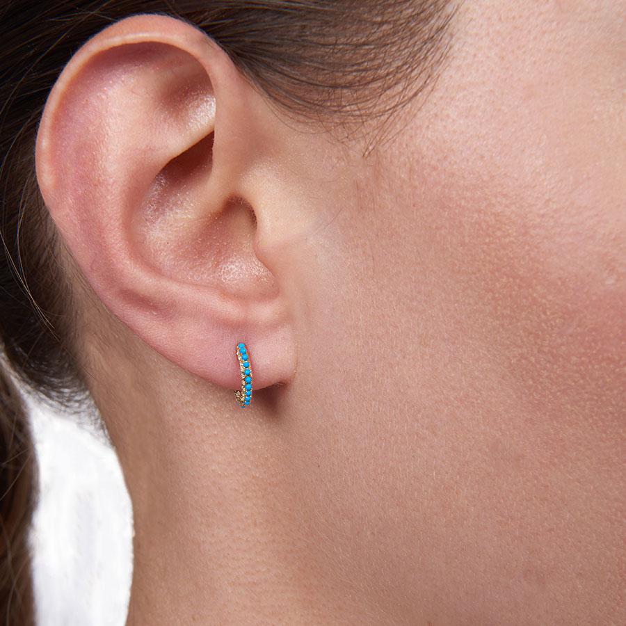 Lyst Maria Tash 5 16 Turquoise And White Diamond Pave Ring View Fullscreen