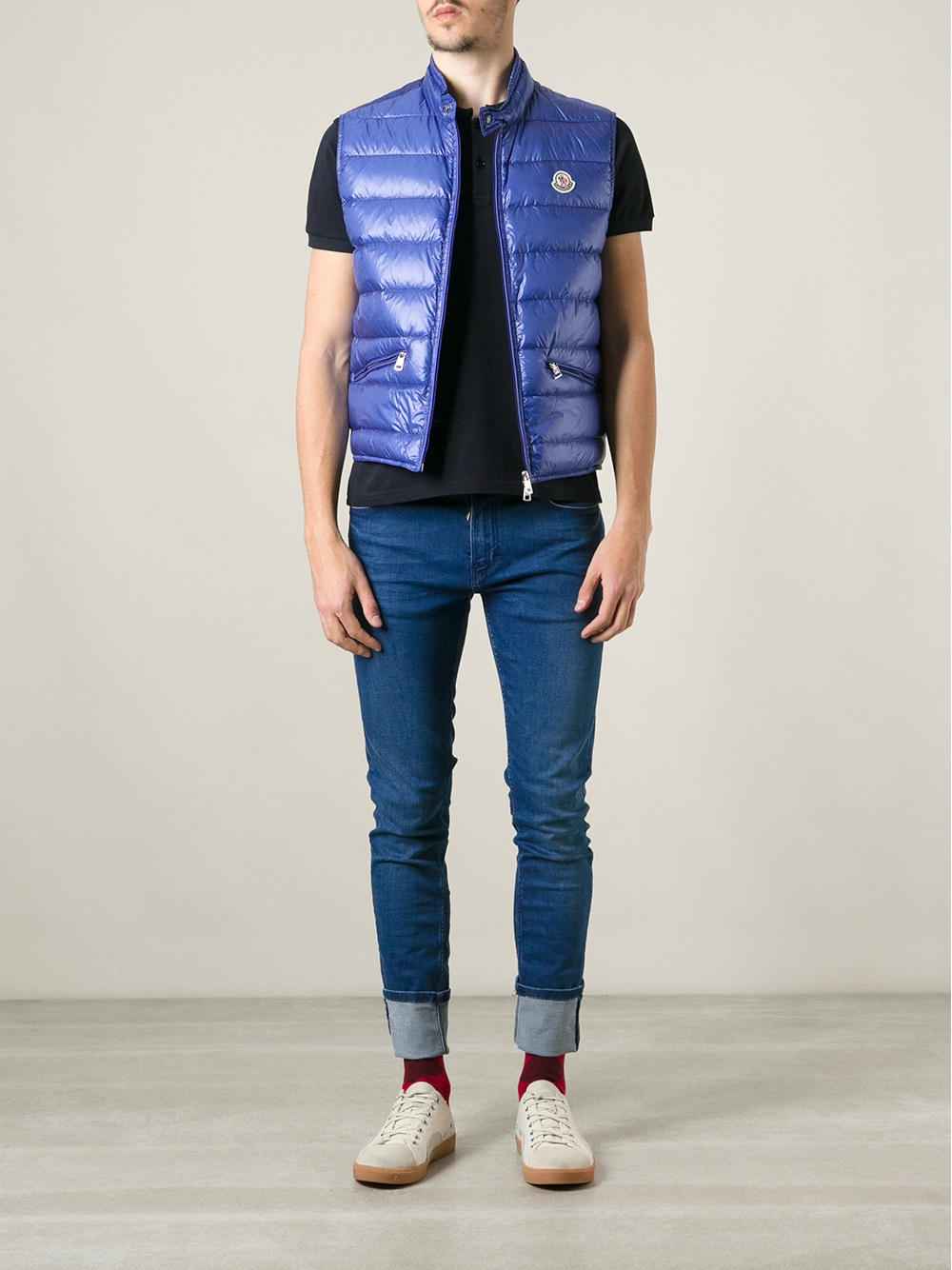 moncler gui gilet blue moncler gui gilet blue