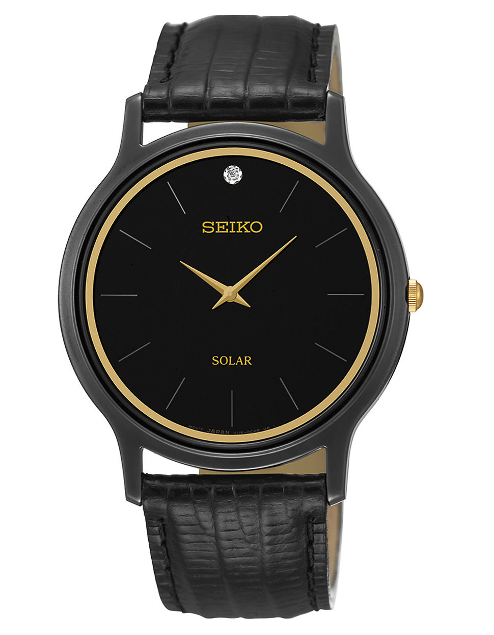 seiko watches with leather straps