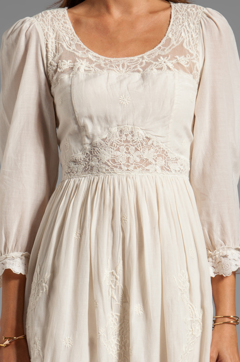 Lyst - Free People Montana Dress in Ivory in Natural