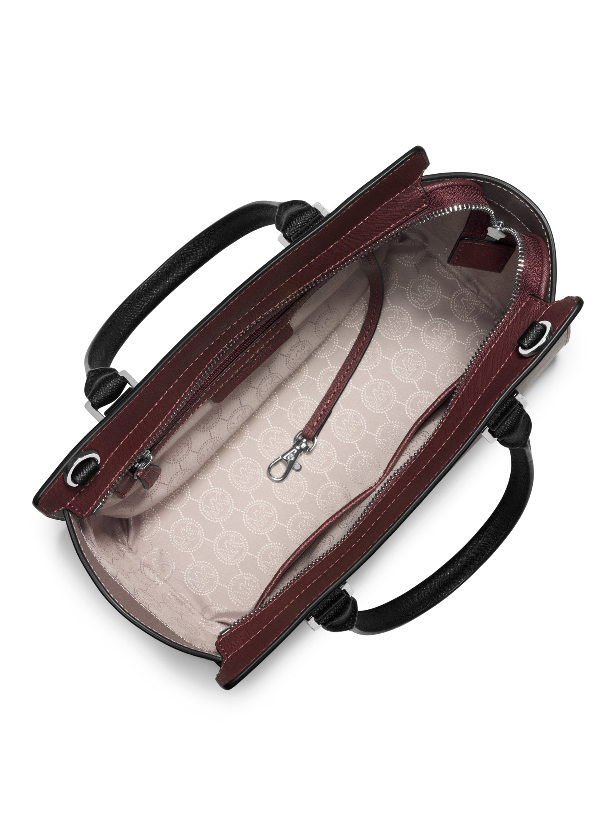 Lyst Michael Kors Selma Medium Multicolor Saffiano Leather Gallery