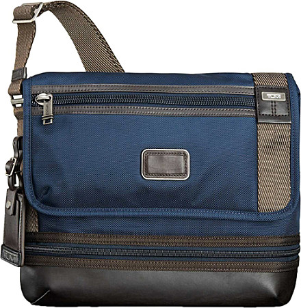 Tumi Beale Crossbody Messenger Bag For Men In Blue Lyst Gallery