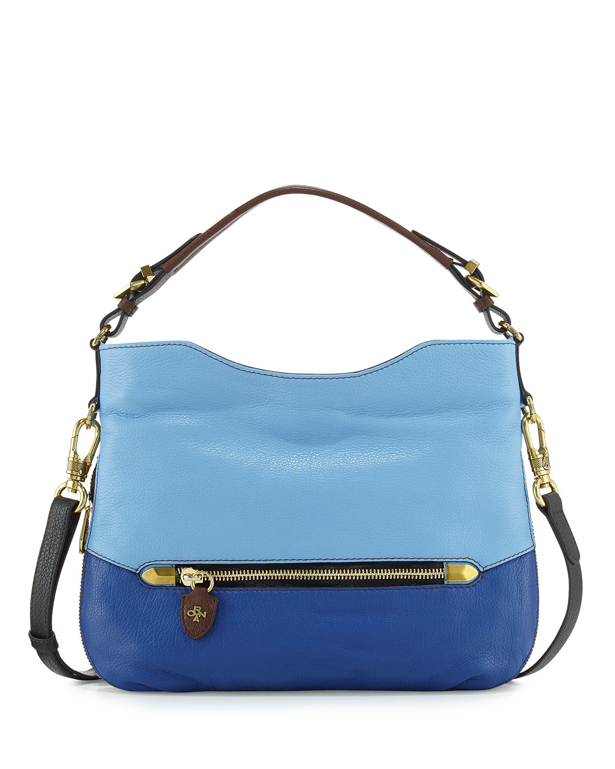 Lyst Oryany Ellie Leather Hobo Bag In Blue Gallery