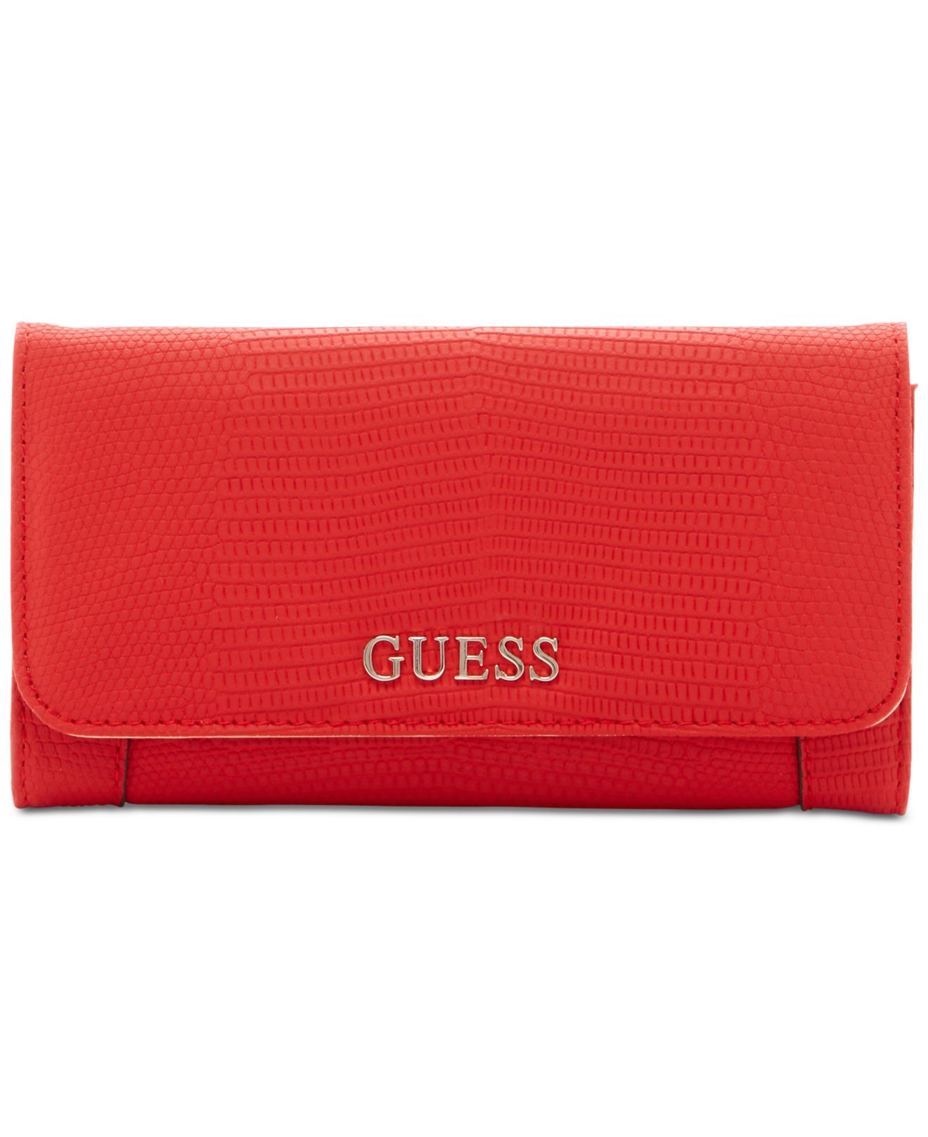 Guess | Red Huntley Slim Clutch Wallet | Lyst