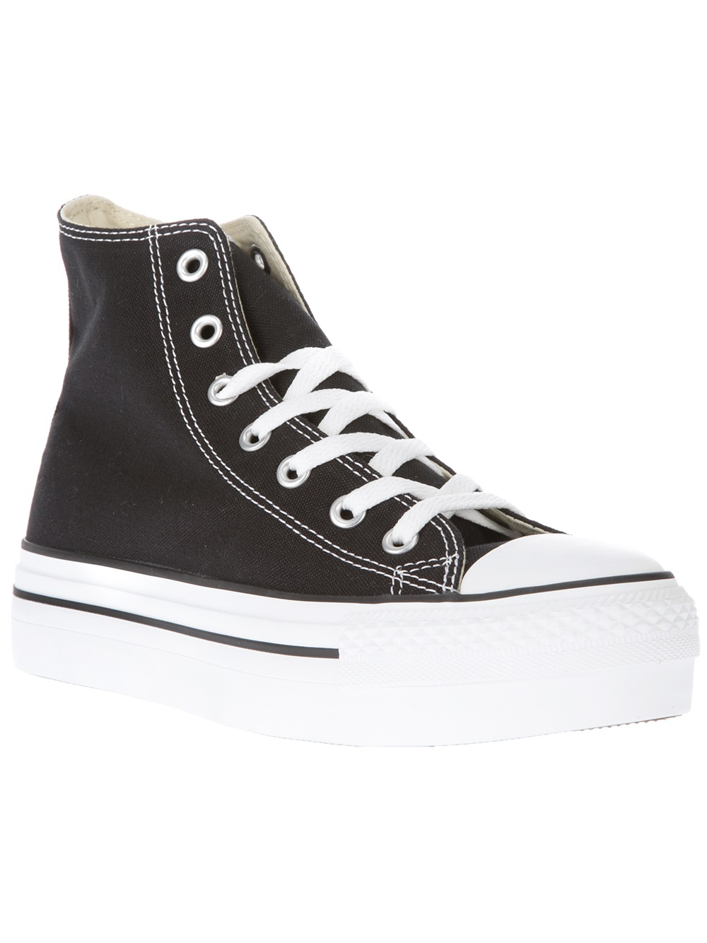 converse black thick sole