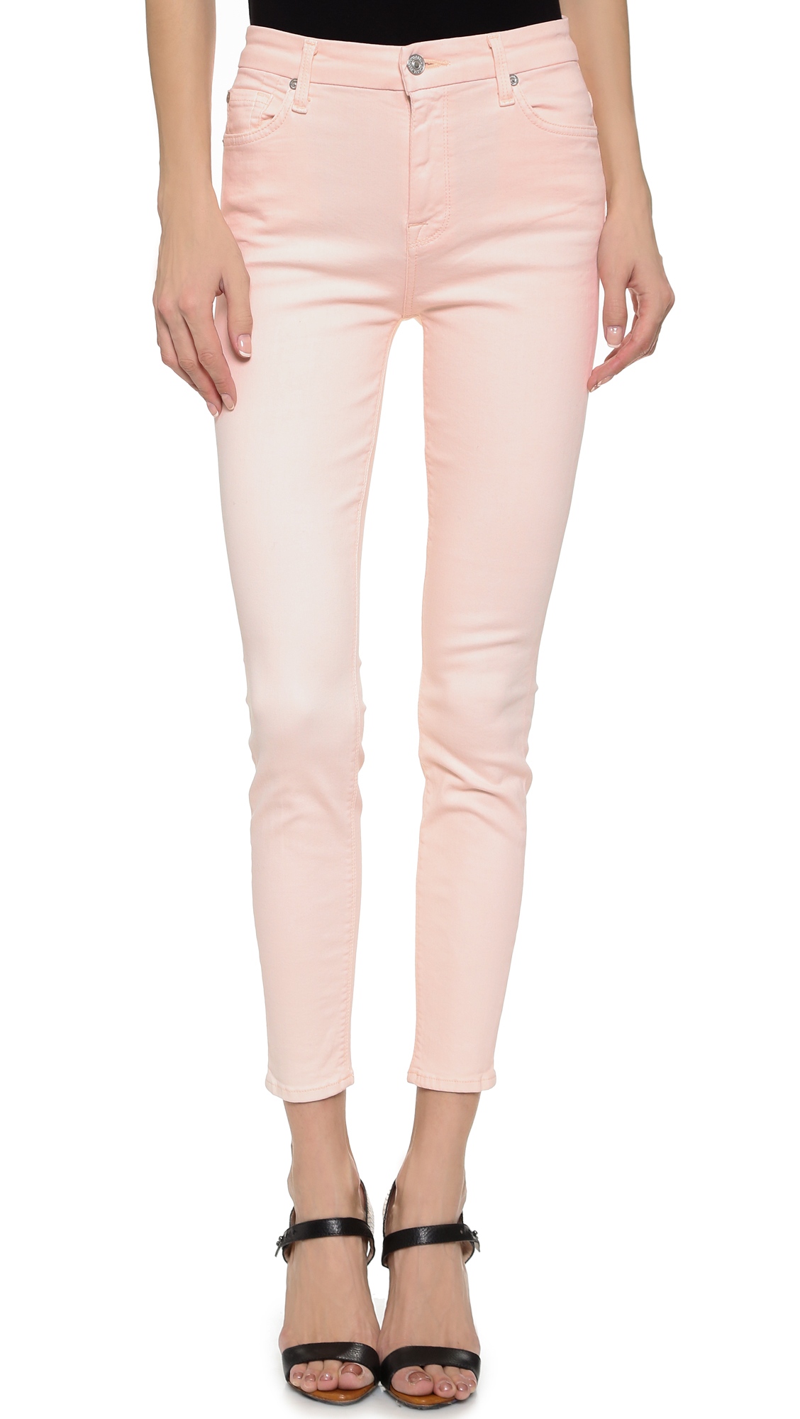 seven high waisted skinny jeans