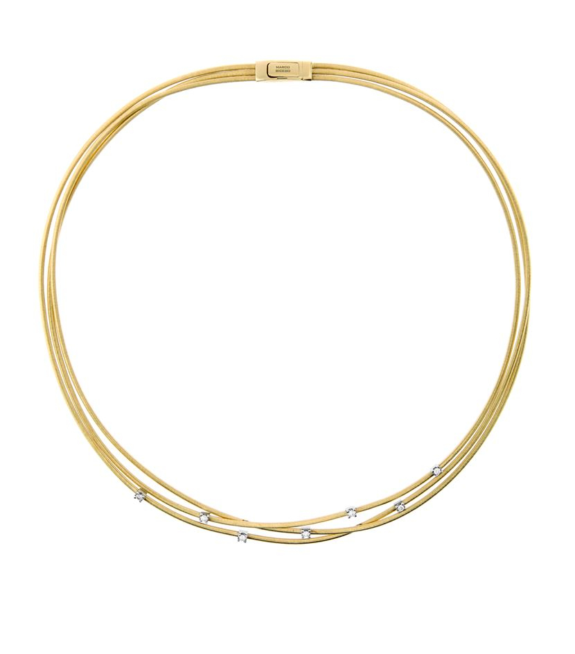 Marco bicego Goa Strand Diamond Necklace in Gold | Lyst