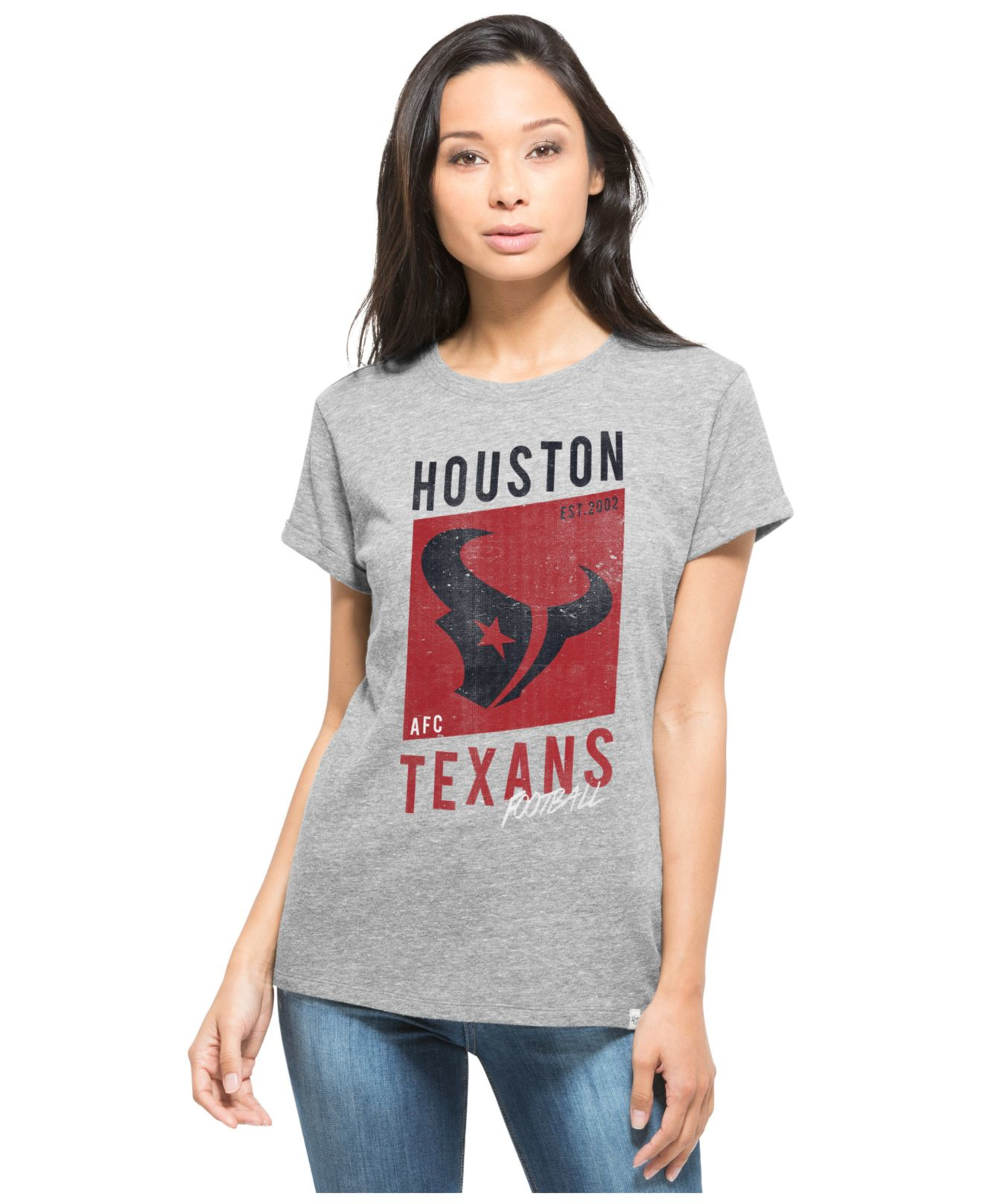 Lyst - 47 Brand Women's Houston Texans Hero T-shirt In Gray