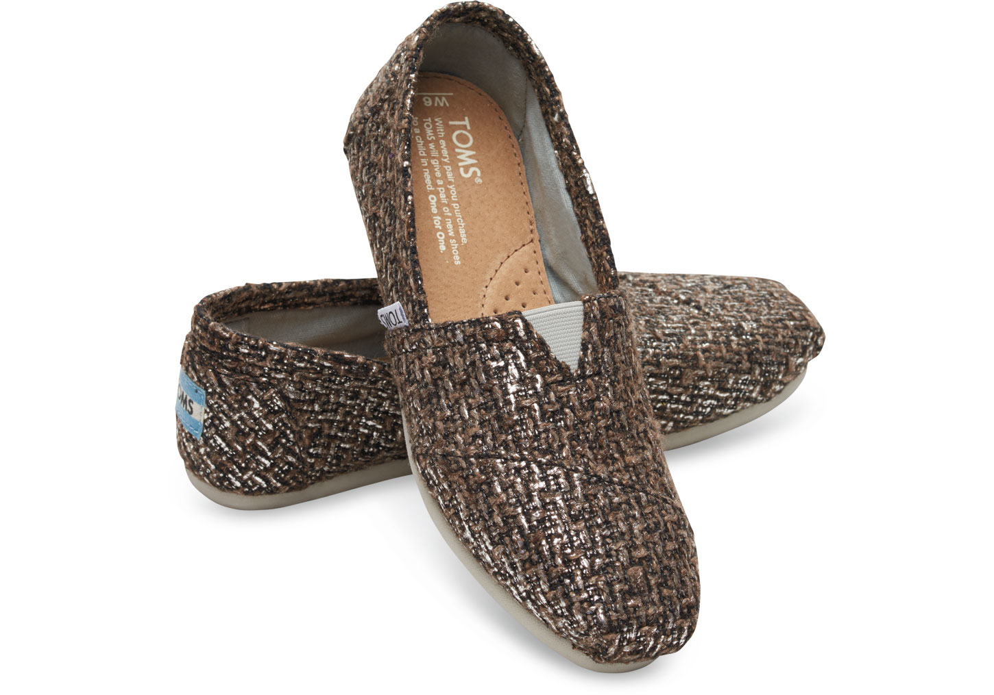 silver sparkly toms