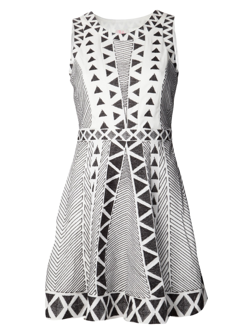 Lyst - Parker Geo Diamond Print Dress in White