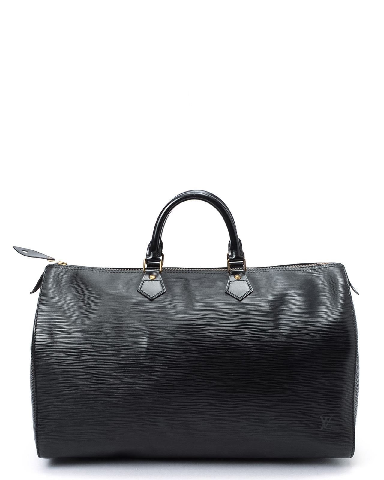 Louis vuitton Epi Speedy 40 Travel Bag in Black | Lyst