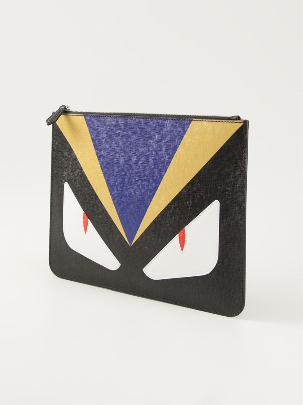 Lyst Fendi Bag Bugs Clutch In Black For Men Gallery