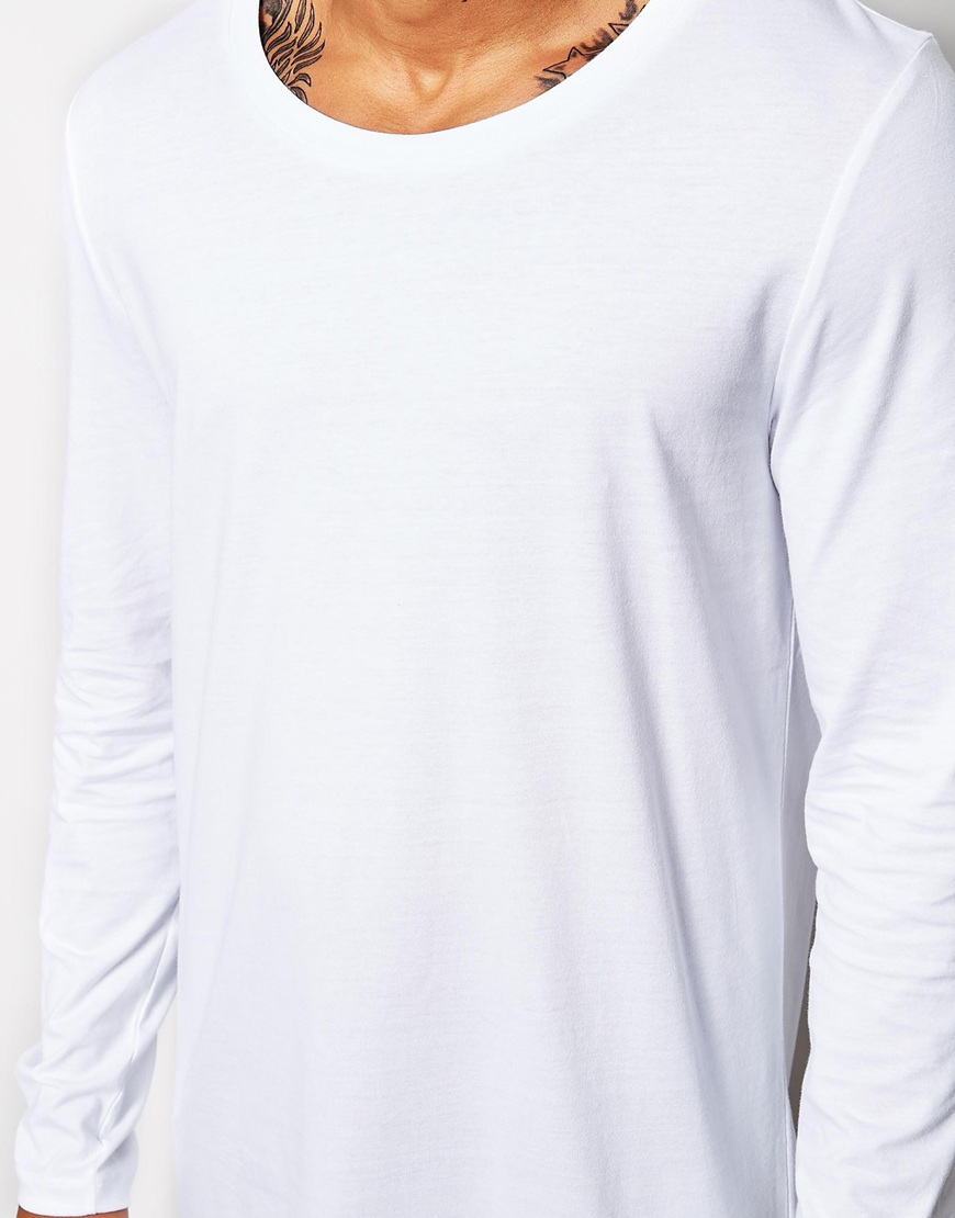 longline scoop neck t shirt