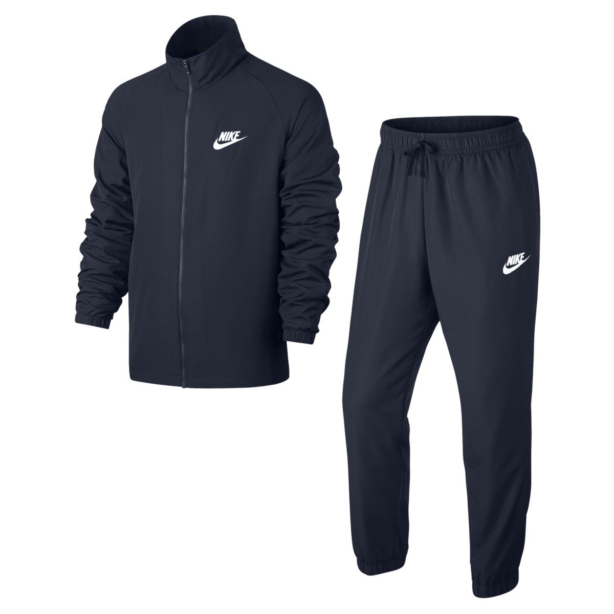 dark blue nike tracksuit