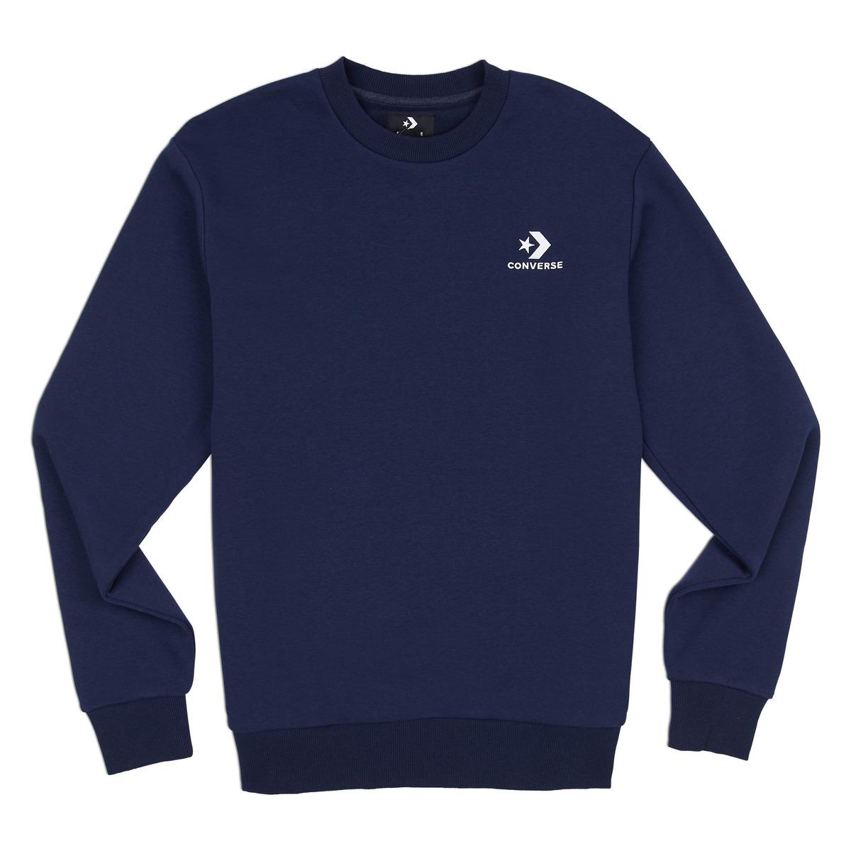 Converse Cotton Star Chevron Core Sweatshirt in Navy Blue (Blue) for ...