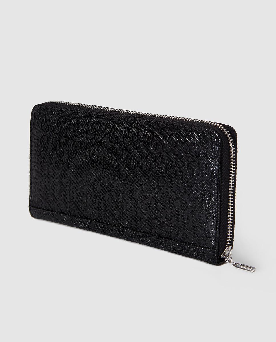 GUESS COLETTE SLG LARGE CLUTCH ORGANIZER PORTAFOGLIO BLACK NERO NUOVO