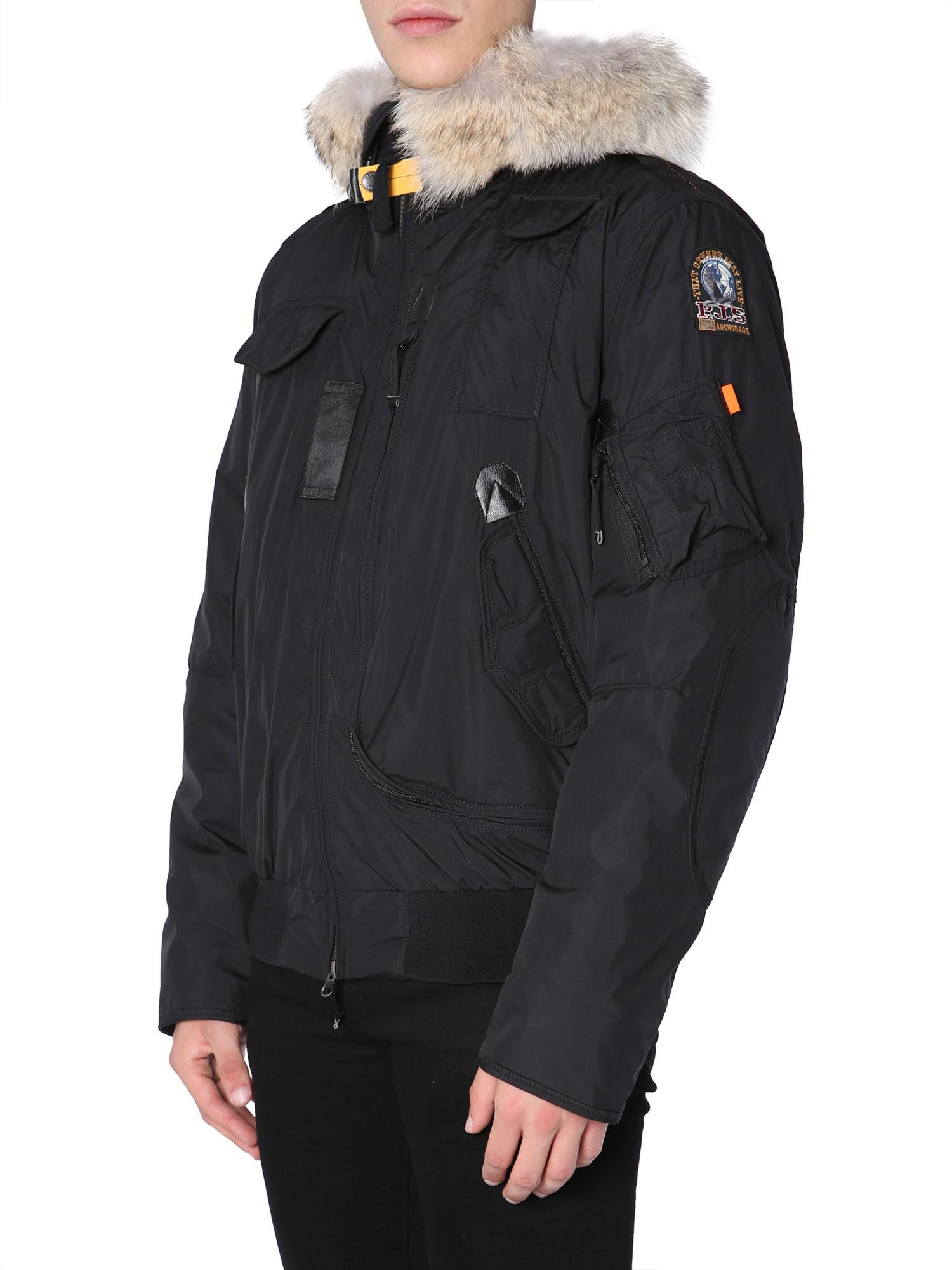 Pelliccia Con Bomber In Cappuccio Gobi Lyst Parajumpers Bordato qUvwx7U0R