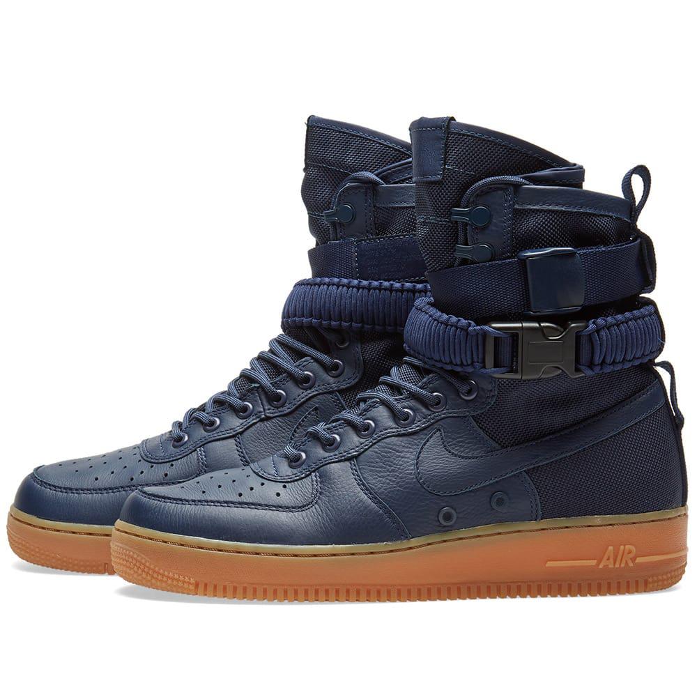 Lyst Nike Sf Air Force 1 Boot in Blue for Men