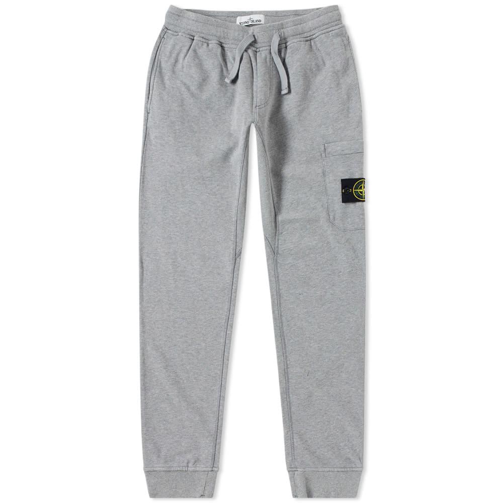 stone island garment dyed sweat pant