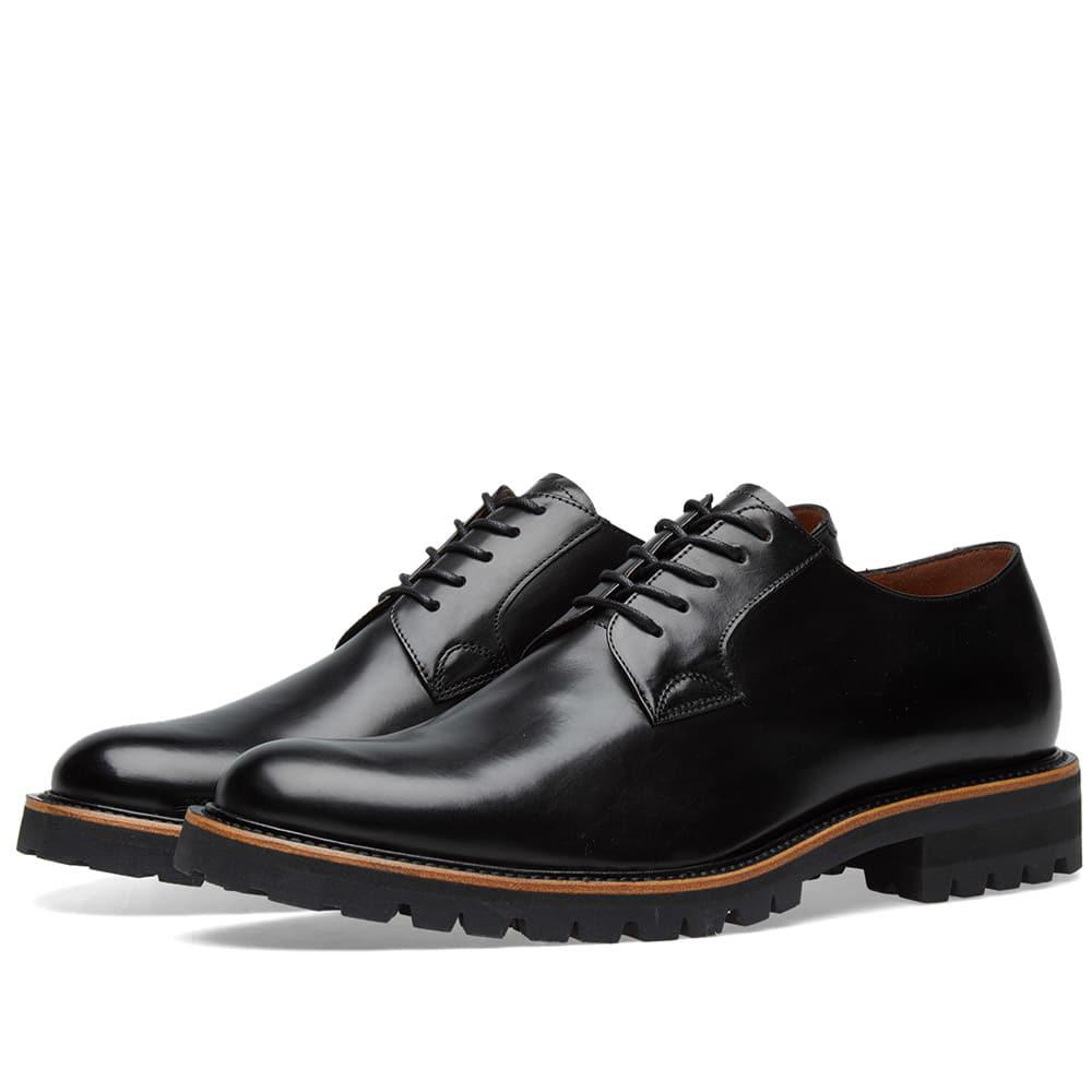 Dries Van Noten Commando Sole Derby Shoe in Black for Men