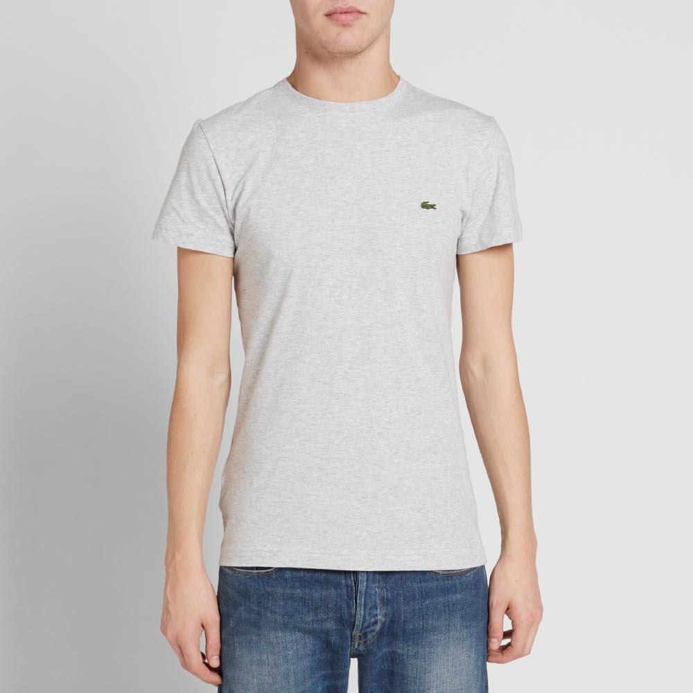 lacoste gray t shirt