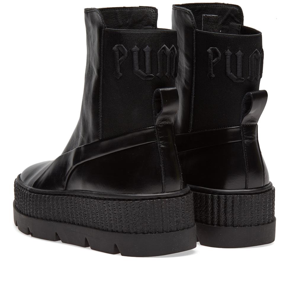 PUMA X Fenty By Rihanna Chelsea Sneaker Boot in Black for ...