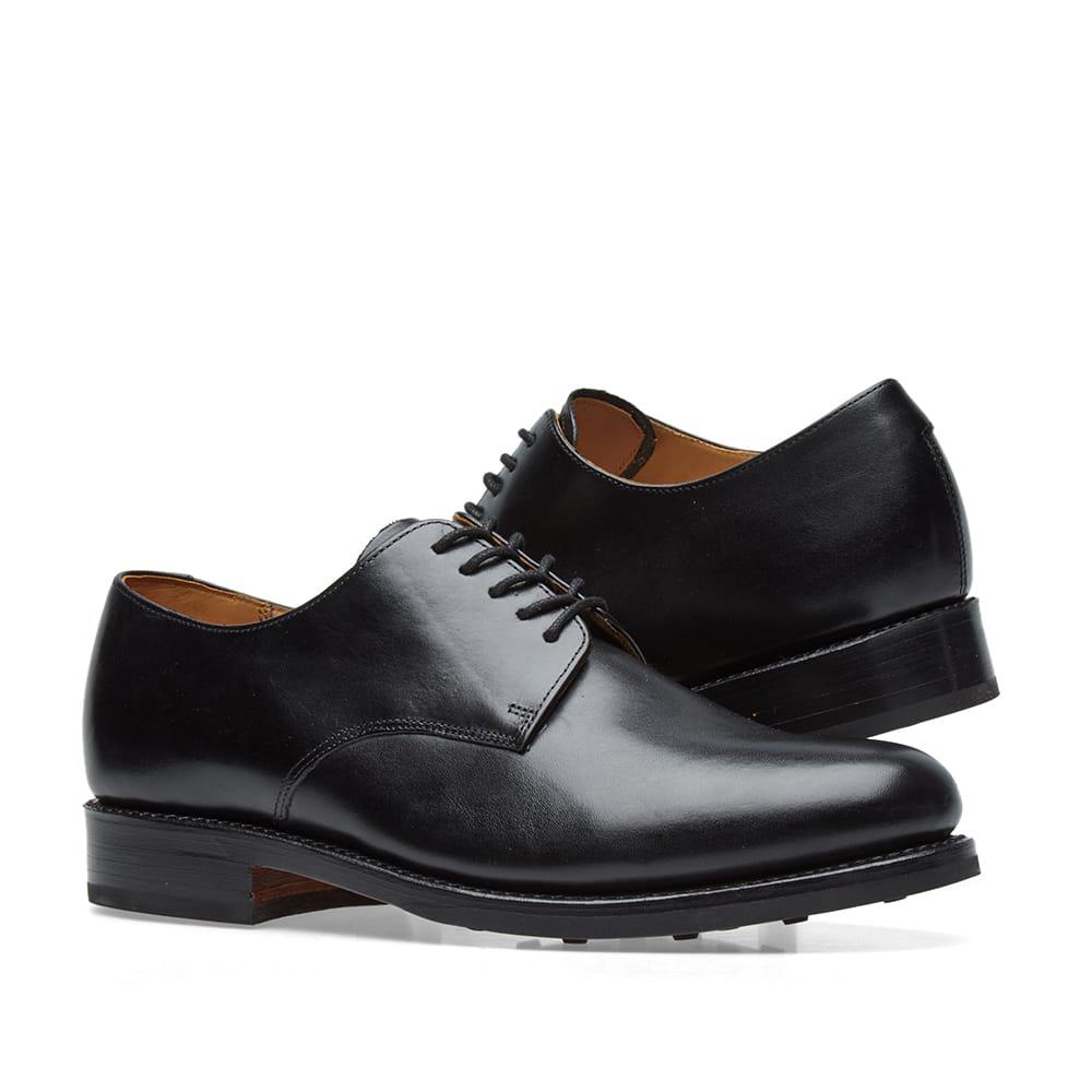 Grenson Leather Curt Derby Shoe in Black for Men Lyst