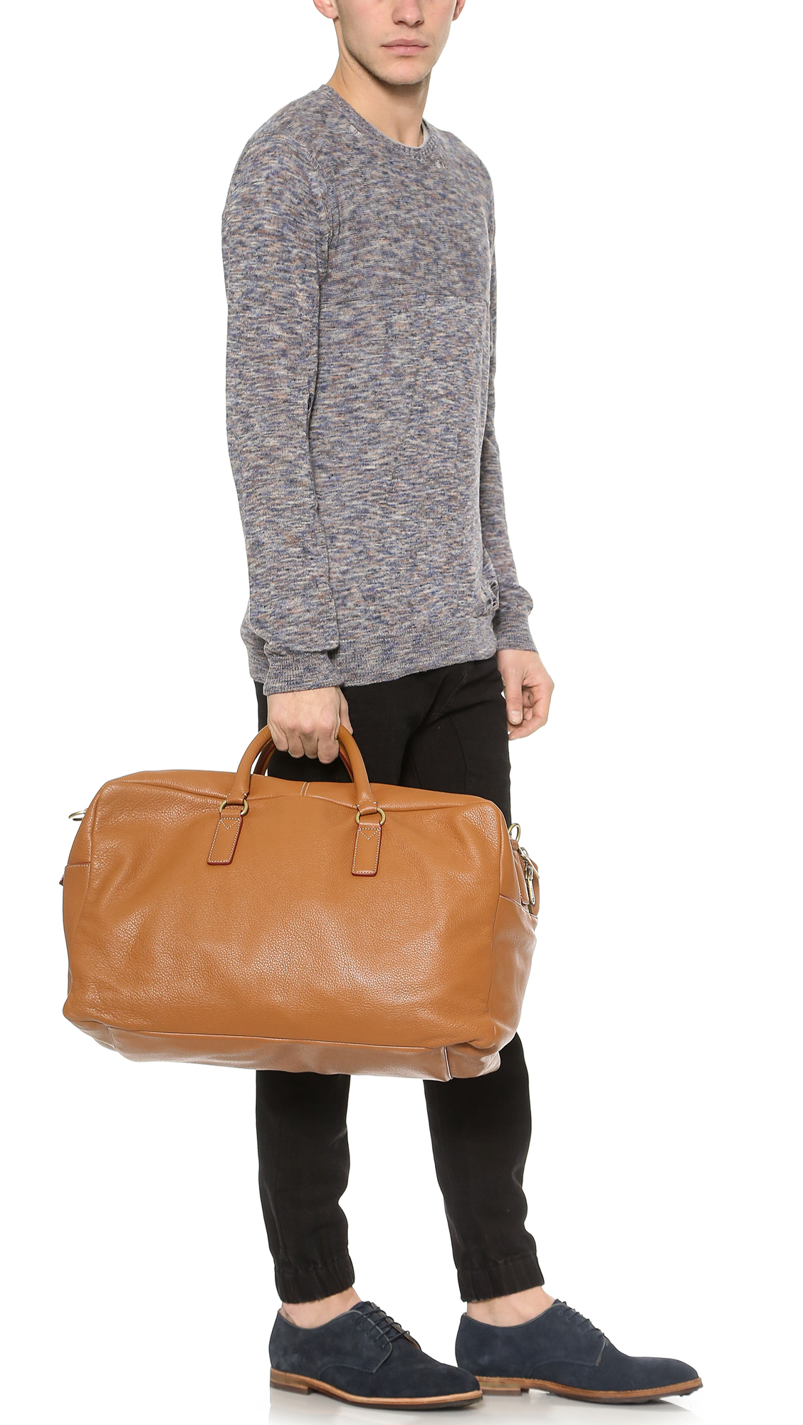 Marc by marc jacobs Classic Leather Weekender in Brown for Men ...  