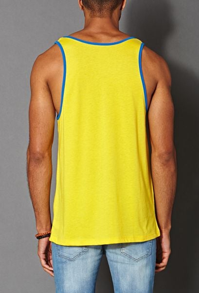 21men Cbf Brasil Tank Top 21 Men in Yellow for Men (YELLOW/GREEN) | Lyst