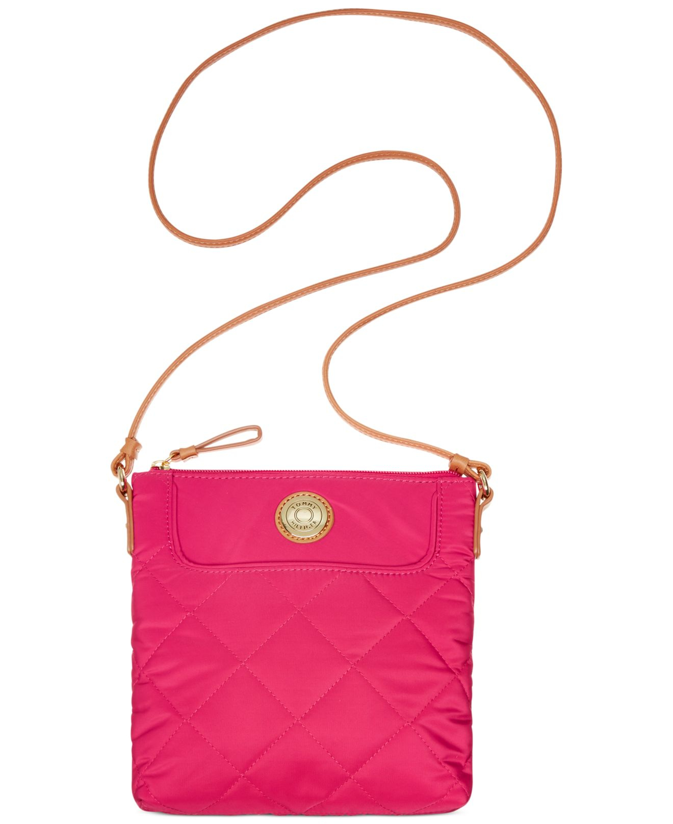 Tommy hilfiger Nylon Th Pockets Crossbody in Pink Lyst