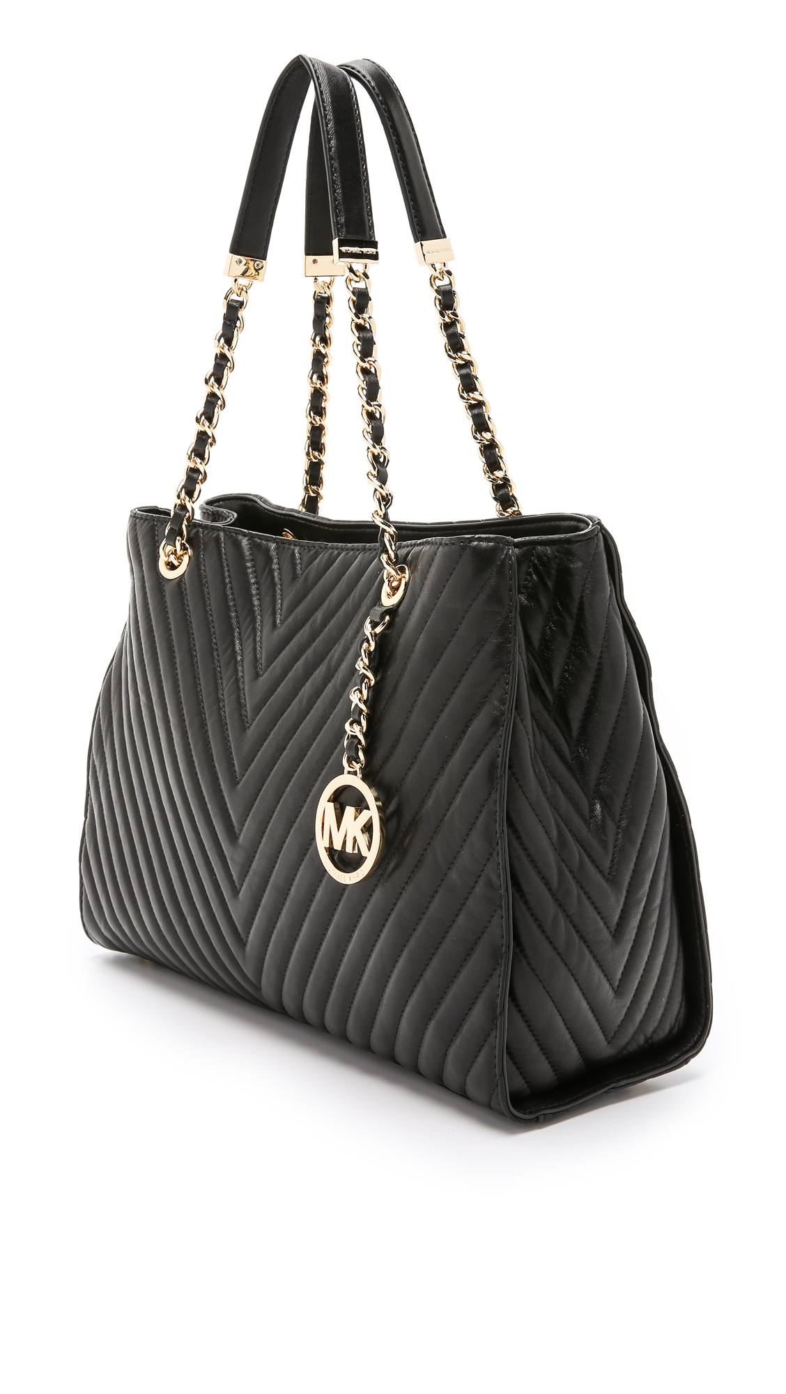 Michael kors quilted bag store black