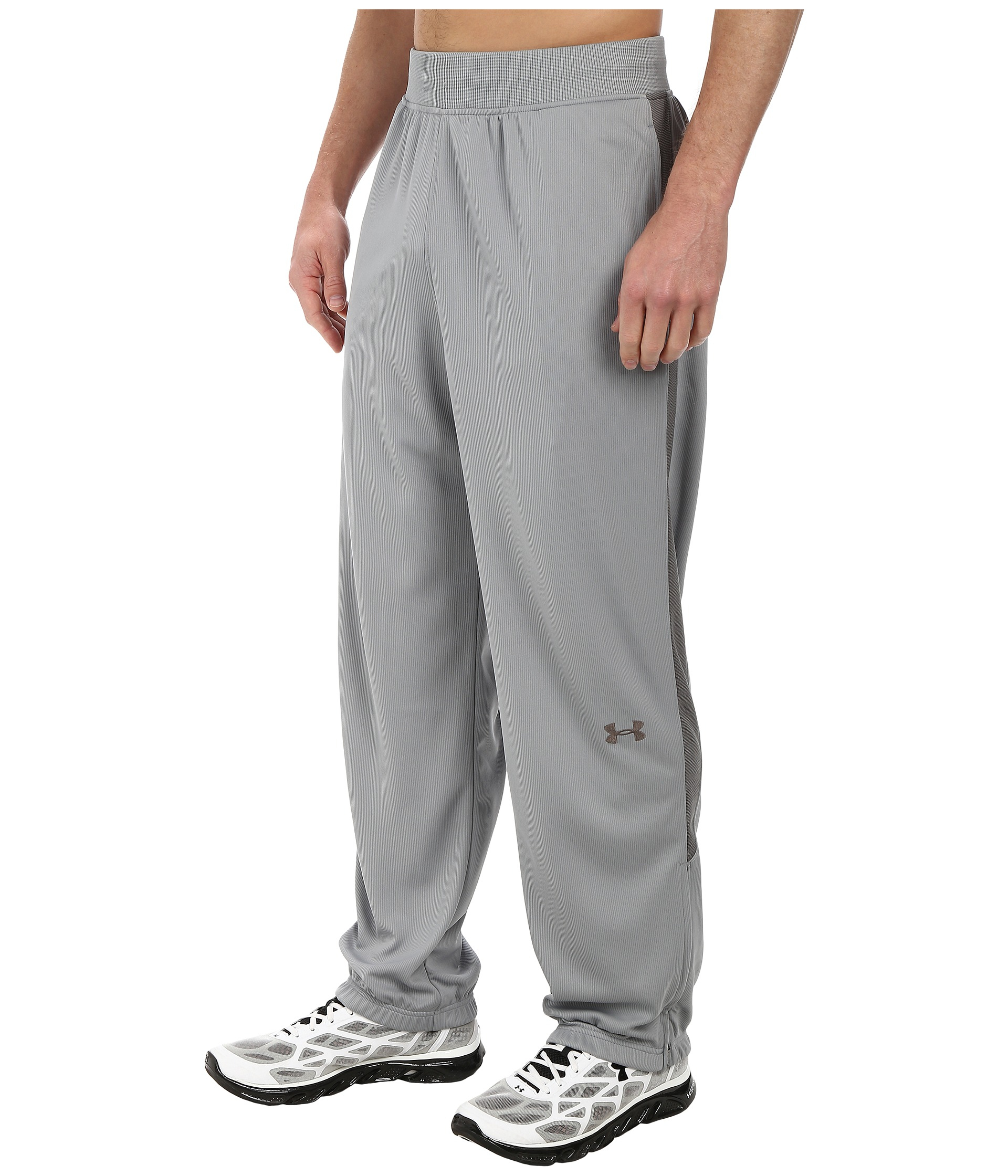 Under armour Bloodline Warm-Up Pant in Gray for Men | Lyst