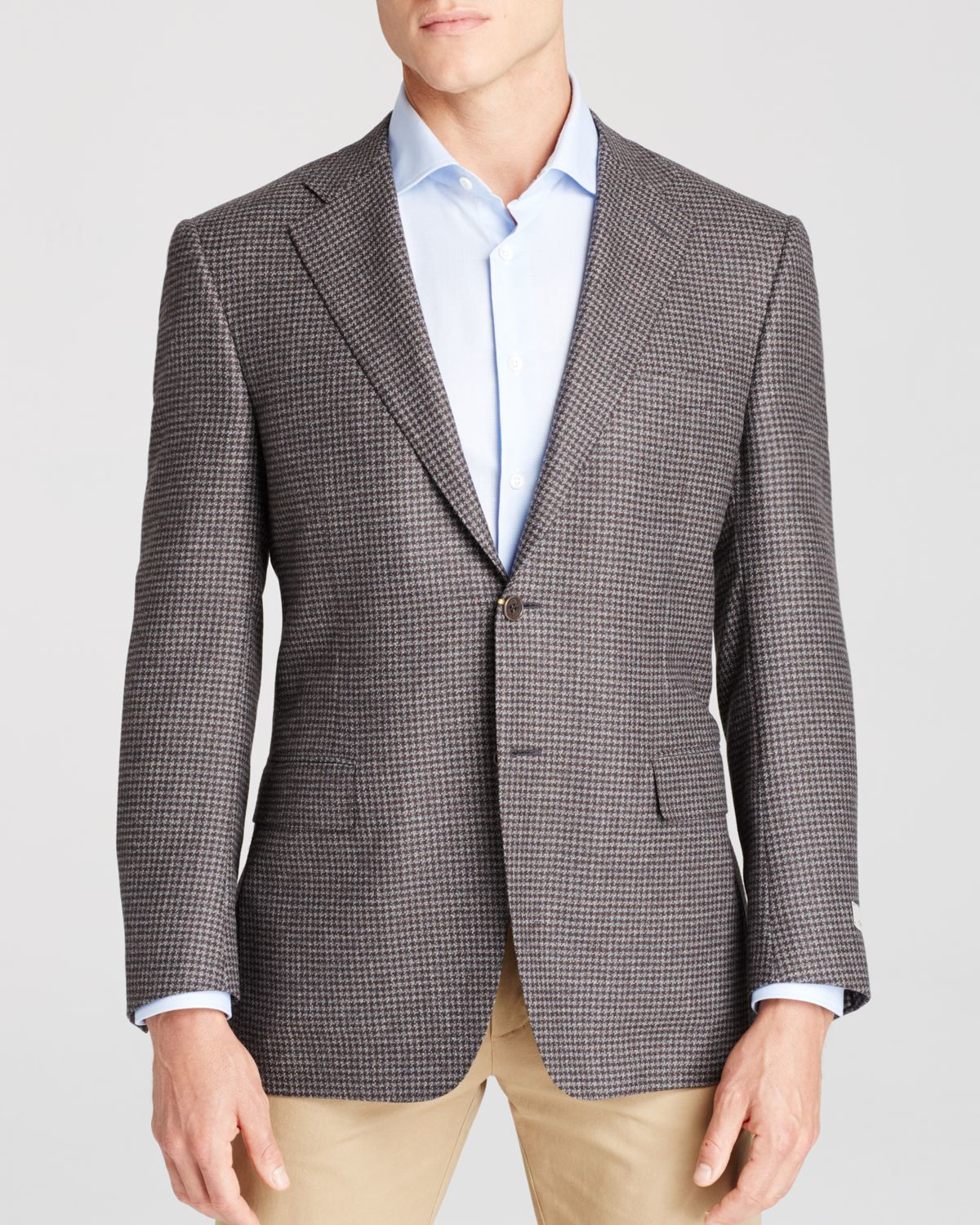 Lyst - Canali Siena Houndstooth Classic Fit Sport Coat in Gray for Men