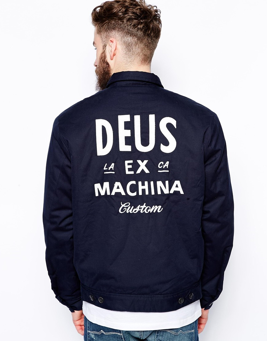 Lyst Deus  Ex  Machina  La Custom Jacket in Blue for Men