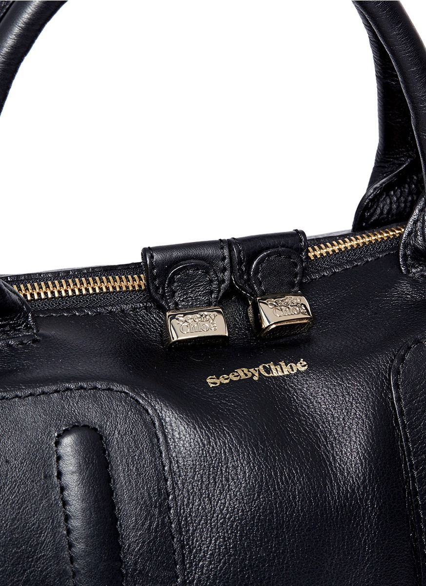 Lyst See By Chloé Kay Medium Leather Bag In Black Gallery